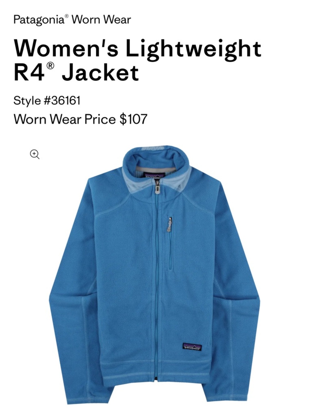 Patagonia Women’s Lightweight R4 Jacket
